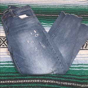 Universal Thread Mid Rise Boyfriend Crop Jeans